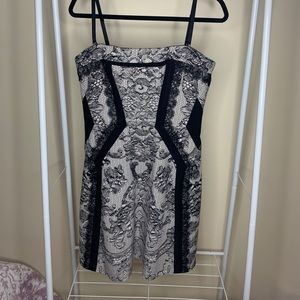 SOLD - BCBG Lace Patterned Dress